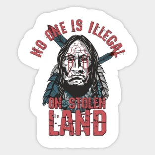 red indian heritage Sticker